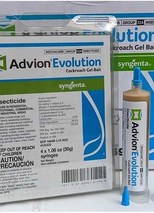 Засіб (шприц) від тарганів advion evolution (usa), поліпшена формула + носик + штовхач