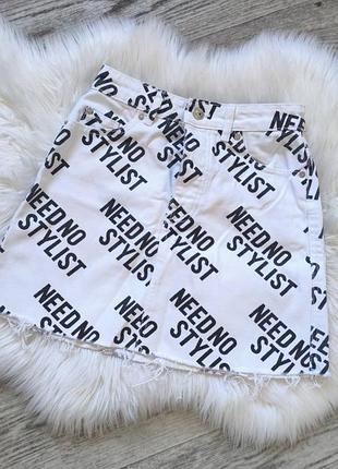 Юбка bershka коттон s