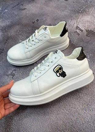New 2025 женские белые кроссовки karl lagerfeld