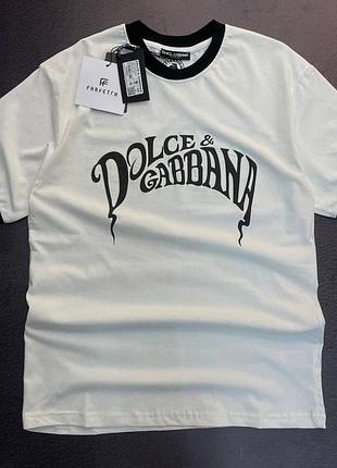 Чоловіча футболка dolce&gabbana біла