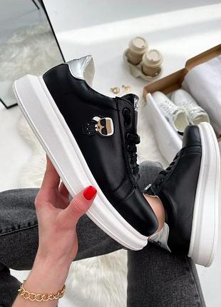 New 2025 женские черные кроссовки karl lagerfeld