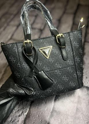 Жіноча сумка guess premium черная