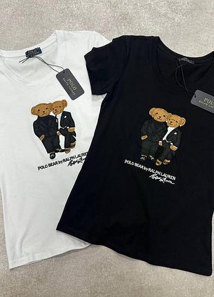 Жіноча футболка ralph lauren білий колір xl