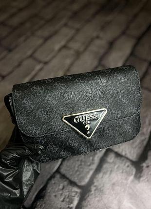 Женская сумка guess черного цвета