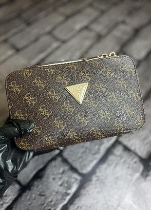 Жіноча сумка guess коричнева