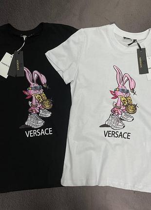 Женская футболка versace m l xl
