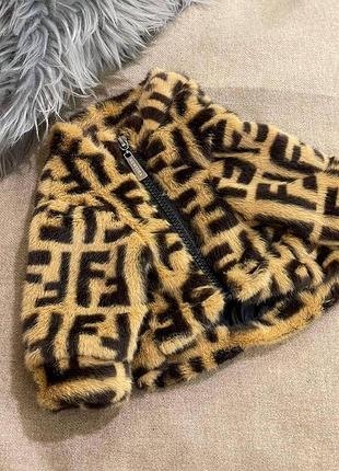 Куртка для собачки fendi шубка