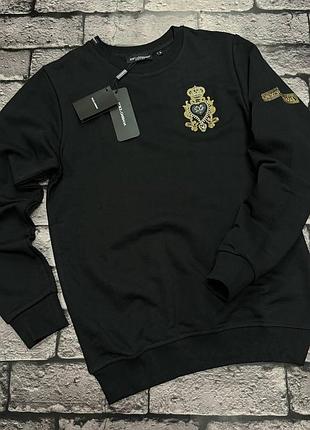 Женский свитшот dolce&gabbana | женский джемпер d&g черный