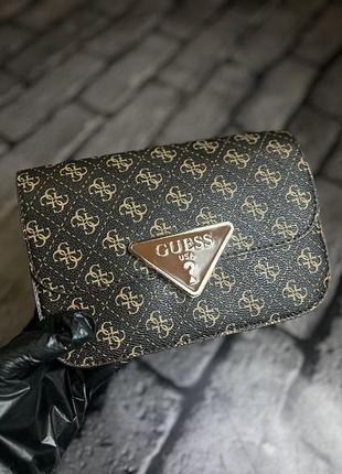 Женская сумка guess коричневый