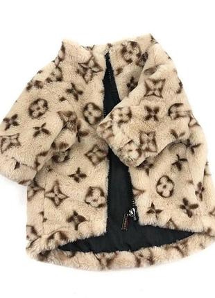 Premium 2024 шубка для собачки louis vuitton