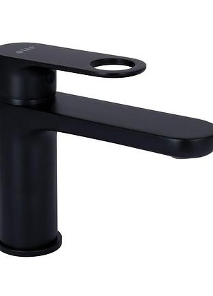 Змішувач для раковини qtap jay black matt (qtjay270blm45545)