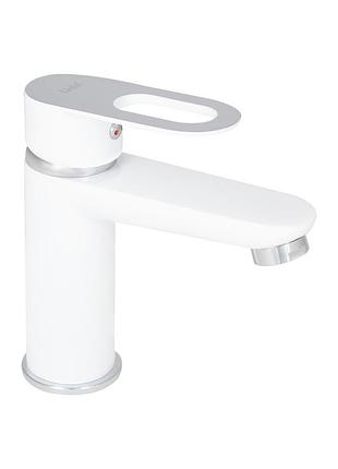 Змішувач для раковини lidz latwa 001 (k35) white (ldlat001whi45423)