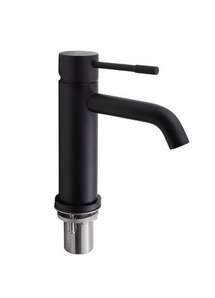 Змішувач для раковини qtap scorpio black matt (qtscor1050105b)