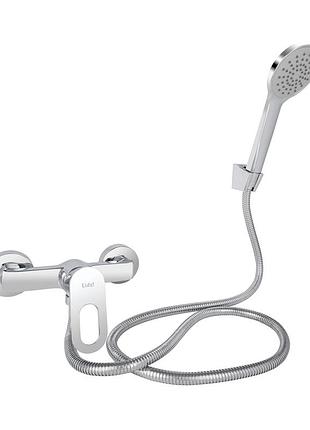 Змішувач для душу lidz latwa 010 (з душовим гарнітуром) (k40) chrome (ldlat010crm45416)