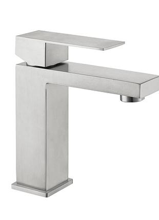 Змішувач для раковини низький lidz helix 001f nickel (k35) (ldhel001fnks49178)