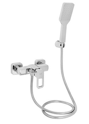 Змішувач для душу lidz wawel 010 (з душовим гарнітуром) (k40) chrome (ldwaw010crm45390)