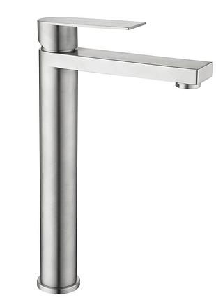 Смеситель для раковины высокий lidz nexus 001fh nickel (k35) (ldnex001fhnks49185)