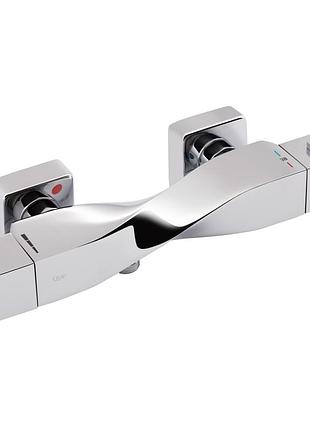 Змішувач для душу qtap zkrouceny термостатичний chrome (qtzkr40t105c)