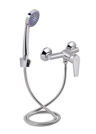 Змішувач для душу lidz gloria 010 (з душовим гарнітуром) (k35) chrome (ldglo010crm35101)