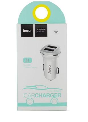 Адаптер hoco car usb double z1 3