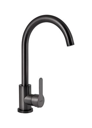 Змішувач для кухні u-образний brinex pure 015f u-образний graphite (bripur015fgrp)