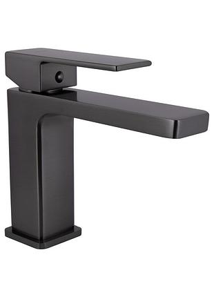 Змішувач для раковини qtap gemini gunmetal black pvd (qtgem270gmb45676)