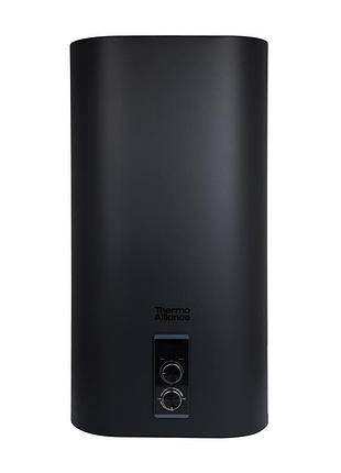 Водонагрівач електричний thermo alliance 80 л black, плоский вертикальний, мокрий тен 2 квт (0,8+1,2) (dt80v20gpd/2в)