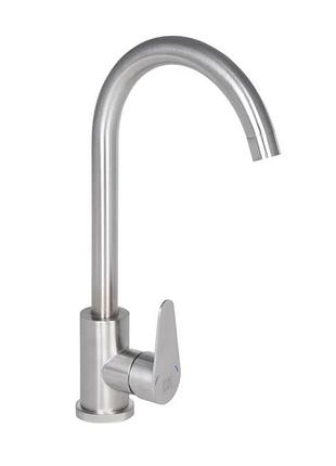 Змішувач для кухні lidz vida 015f (k35) nickel (ldvid015fnks43355)