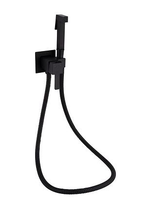 Набор для гигиенического душа qtap inspai-varius прямоугольный black matt (qt259710842859nb)