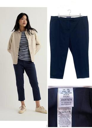 Укороченные женские брюки чинос marks &amp; spencer cropped chino pant, p. 20