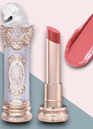 Помада flower knows knight unicorn glazed lipstick u05 spring violet
