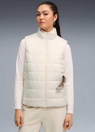 Жилетка ess padded vest 68522987 puma s белый 68522987 m