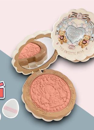 Румяна flower knows the sweetie bear 01 almond cookie