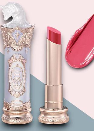 Помада flower knows knight unicorn glazed lipstick u06 strawberry frost