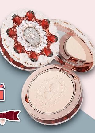 Пресована пудра flower knows strawberry cupid 02 ivory beige