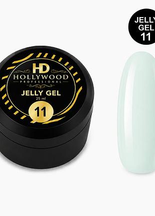 Гель желе jelly gel 11 свежий ментол hd hollywood 25мл