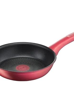 Tefal ih rouge unlimited сковорода 20 см модель g26202 с шестислойным титановым покрытием titanium 6х