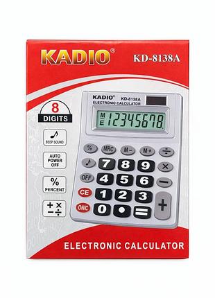 Калькулятор kd-8138a зі звуком, великими цифрами