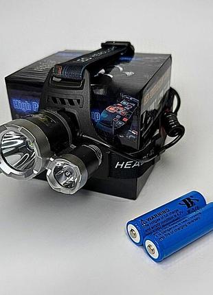 Налобний ліхтар bl-3000-t6 із 2 змінними акумуляторами