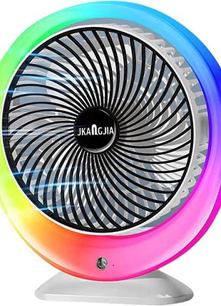 Вентилятор + зволожувач повітря + led mini fan (vu-04)