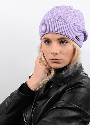 Шапка sh15012 сиреневый