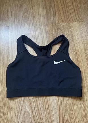Спортивний чорний топ nike оригінал с