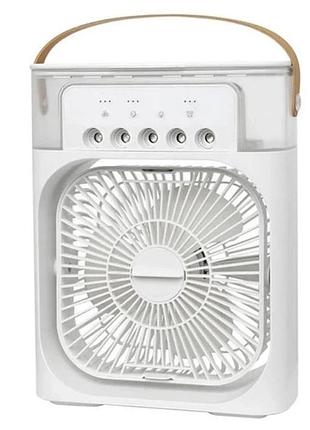 Вентилятор+зволожувач повітря mini fan (fs-03) (led, type-c)