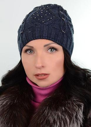 Шапка леона 18111 джинс