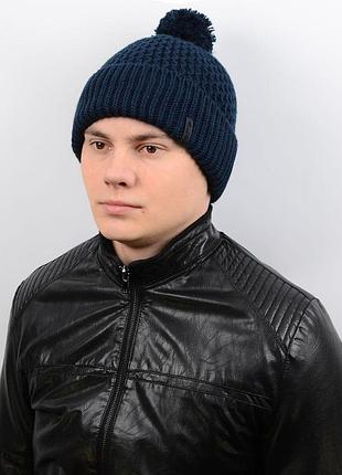Шапка al17007 темно-синій