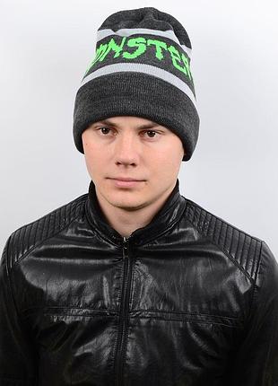 Шапка 13162 темно-сірий