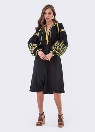 Сукня-вишиванка з колосками розмір с,м,л