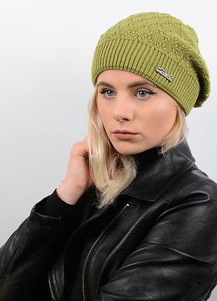 Шапка sh15012 оливковый