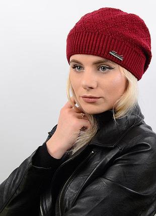 Шапка sh15012 бордовый