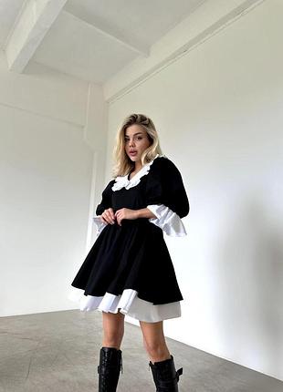 Шикарна казкова сукня в стилі baby doll з підспідницею розмір: 42-44, 46-48